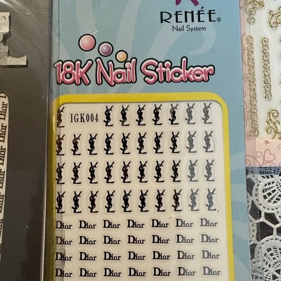 Assorted Nail Art Sticker Set - Picture 9 of 11